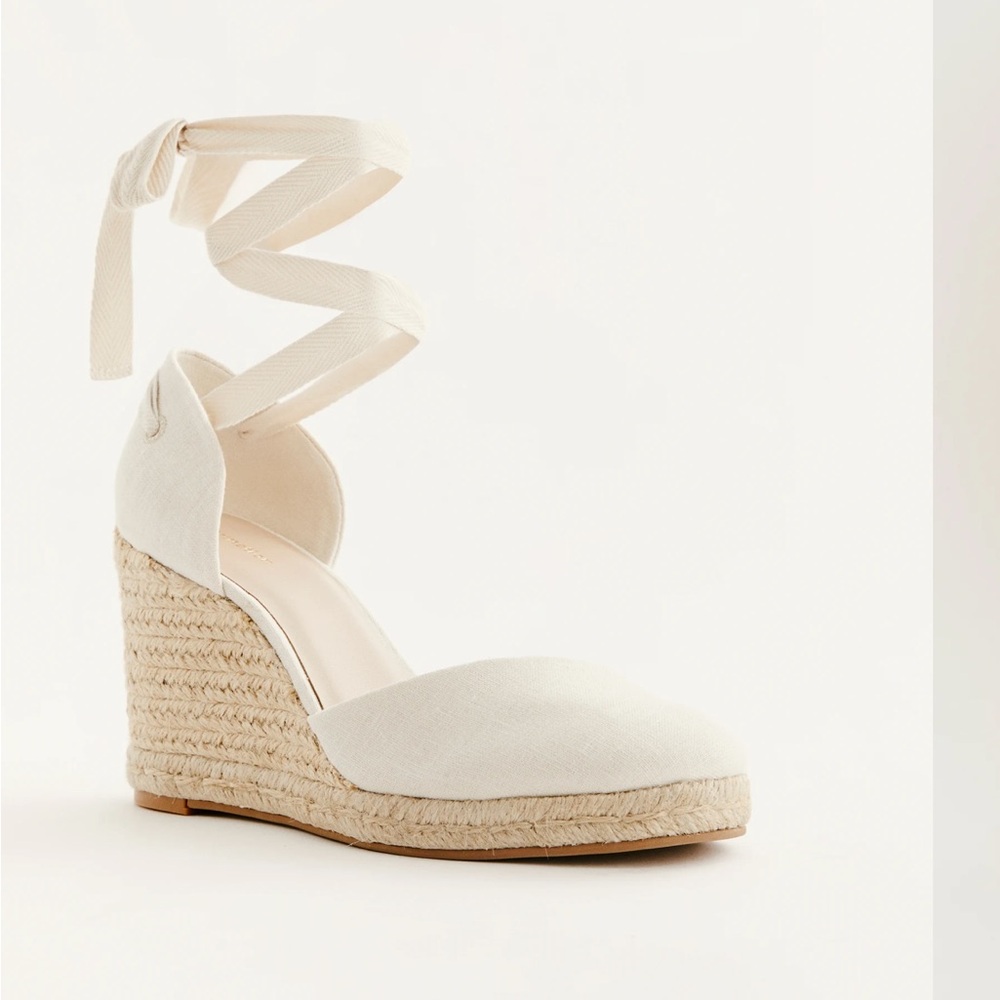 Camilla Lace Up Wedge Espadrille